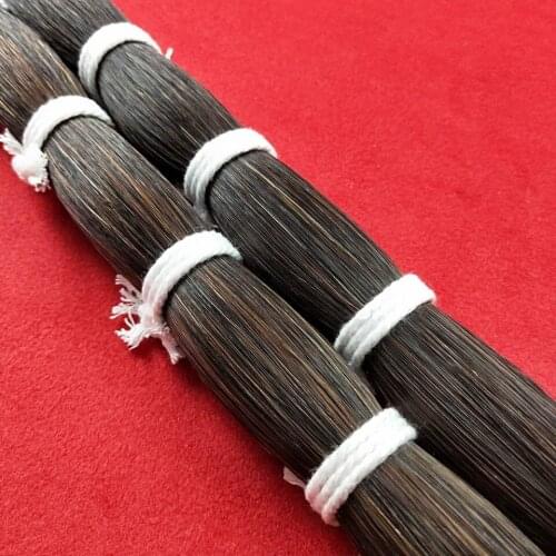 Natural 250g brown mongolia horse hair bow hair 80-85cm for violin viola cello