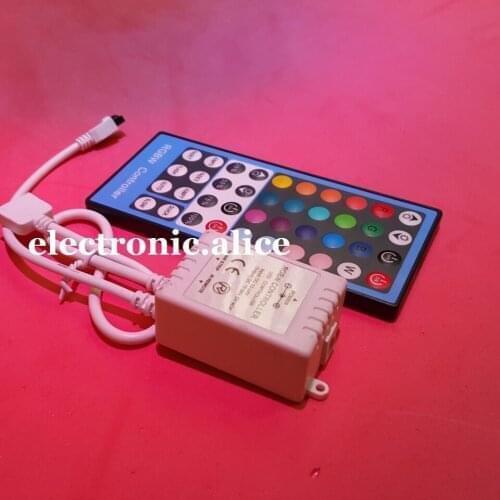 New 40 Key 5PIN IR Remote Controller For 3528 5050 RGBW RGBWW LED Strip DC 12V-24V