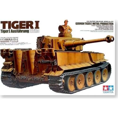 Tamiya plastic assembly model 1/35 Germany Tiger I very early type heavy tank adult collection DIY model kit 35227