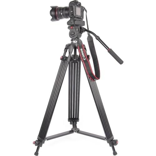 Jie Yang tripod professional camera tripod jy-0606 SLR tripod damping head 75MM Compatible with Manfrotto jy0606