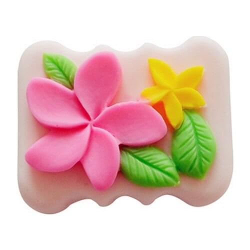 Wholesale!!1pcs Five Petal Flower(R0027) Silicone Handmade Soap Mold Crafts DIY Mould