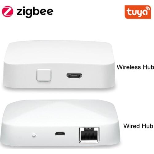 Tuya Smart ZigBee Hub Gateway Smart Home Bridge Smart Life APP Wireless Remote Controller Works with Alexa Google Home