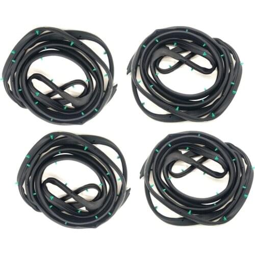 4Pcs/Set Car Door Silence Weatherstripping Seals 72325-SDA-A01 72865-SDA-A01 Fit For Honda Accord Sedan 2003 2004 2005 2006 2007