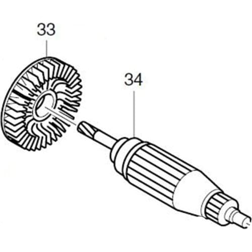 AC220-240V MAKITA 517213-1 Rotor Motor Armature for HP2042 HP2040 HP2041 Rotor
