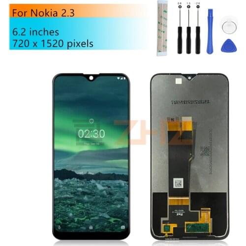 For Nokia 2.3 LCD Display Touch Screen Digitizer Assembly TA-1211 TA-1214 TA-1206 TA-1209 lcd Replacement Repair Parts 6.2"