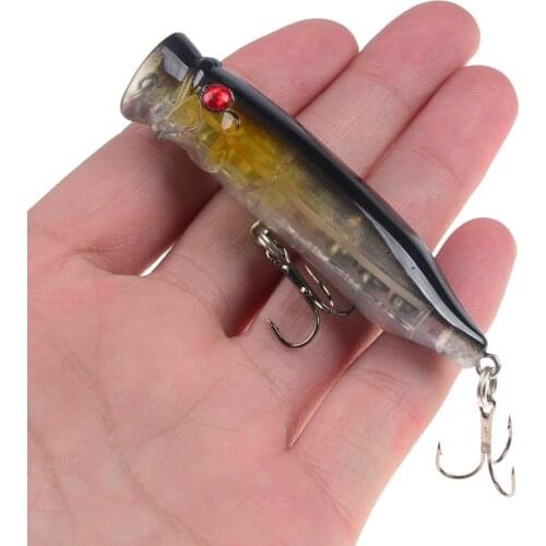 1PCS Minnow Fishing Lure 70mm 9g Topwater Hard Bait Wobbler Jig Bait Crankbait Carp Striped bass Pesca Fishing tackle SwimBait