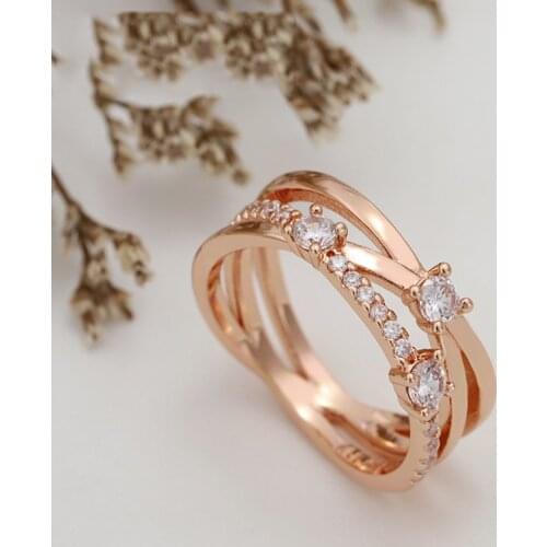 Женские золотые кольца AUFFIK China At AliExpress