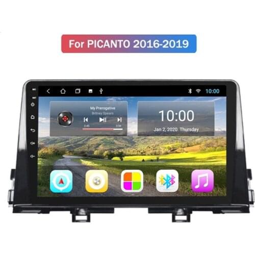 Android Octa Core Car GPS Nagavition For KIA PICANTO 2016-2019 Car Radio With IPS Screen Wifi 4G AHD DSP CARPLAY