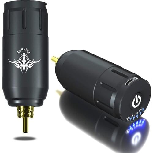 Mini Wireless Tattoo Power Supply For RCA Connection Rotary Tattoo Machine Pen Rechargable Battery For Rotary Tattoo Machine