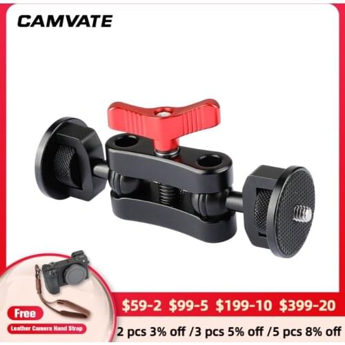 CAMVATE Flexible Articulating Arm With Double End Ball Head 1/4"-20 Screw Adapter C2094