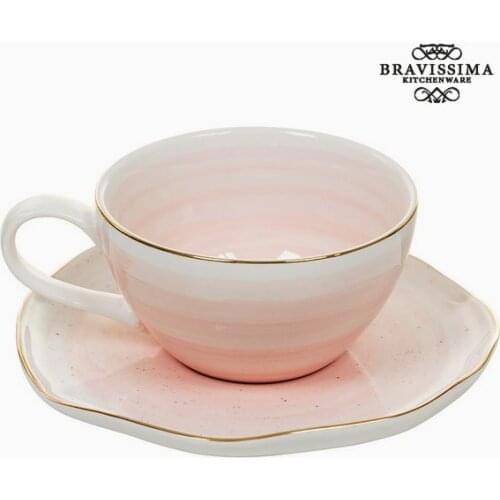 Cup with Plate - Queen Kitchen Collection 250 ml Porcelain