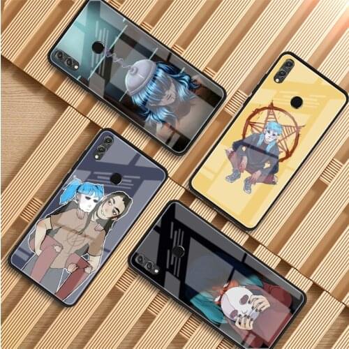 Sally Face Game Tempered Glass Phone Case For Huawei P20 P30 P40 P40 Lite Pro Psmart Mate 20 30 Cover Shell