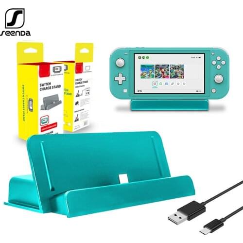 SeenDa Type-C Charging Stand Charger for Nintendo Switch Lite Console Dock Holder for NS Switch Lite Dock Station Charger Stand