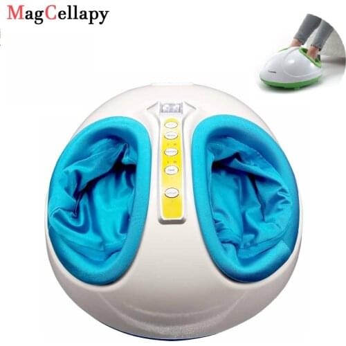 Electric Foot Massager Antistress 3D Shiatsu Kneading Air Pressure Foot Massage Infrared Body Care Machine Heating & Therapy