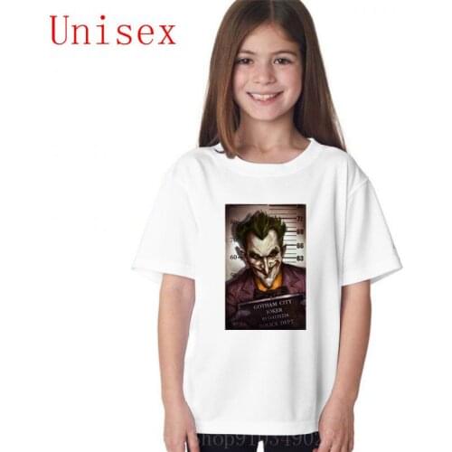 Bad Clown Joker T-Shirt boy clothes kids clothes kids summer clothes colorful dressed to the nices 100%cotton