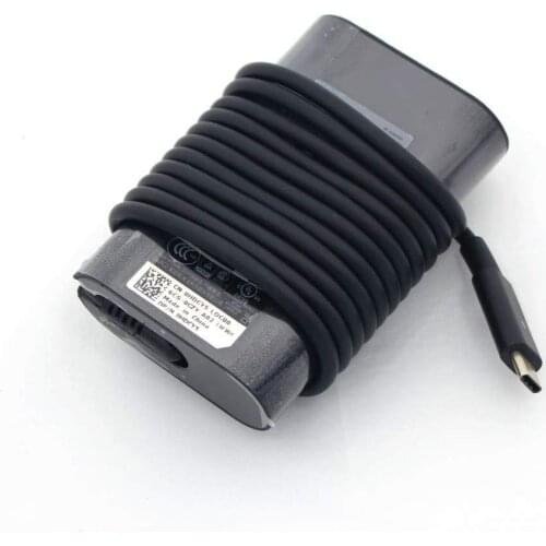 Huiyuan Fit for 45W Type-C USB-C AC Power Adapter Charger for Dell XPS12 9250 Dell Latitude 7370