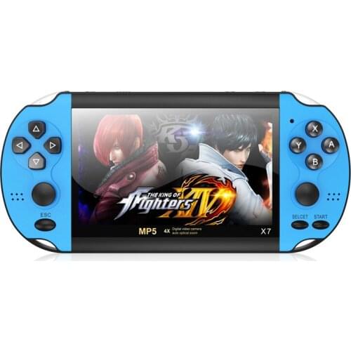 Mecool X7 Game Player 1000+ Games 4.3 inch 8G LCD screen 8G Built-in Battery Retro Video Handheld Game Console for Child gamepad