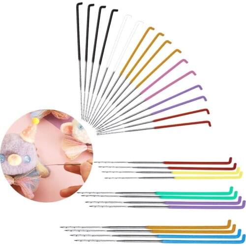 LMDZ 4 Sizes Wool Felting Pocked Needles Tool Kits Wool Pin Needle Felting Starter DIY Craft Needle Felting Supplies