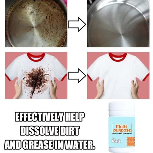 Multi-purpose Cleaning Powder For Clothes Kitchen Cleaner Multi-Purpose Pot Oil Stains Cleaning Tool Home Floor Deodorant