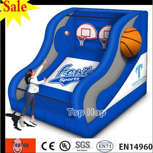 New products innovative product inflatable giant basketball hoop 13*13ft 0.55mm pvc tarpaulin