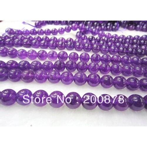 TSB9993 Wholesale Natural Stone loose beads,10mm Natural Amythyst Round beads strand,Feb.Birthstone Pisces Lucky amulets