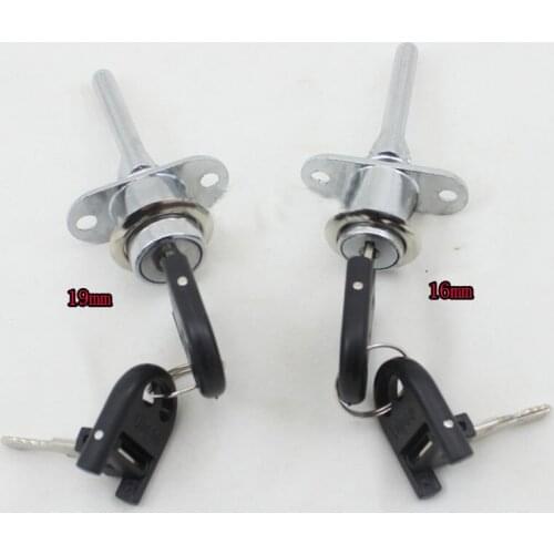 Wholesaler 16mm Brand New Silver Zinc Alloy Desk Lock with 2pcs keys Perfect For Computer desk &Book Case CP430