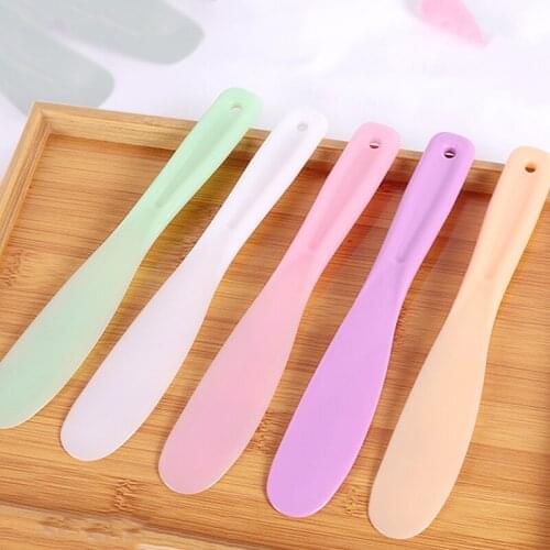 Large Size Plastic Facial Cream Mask Spatulas Cosmetic Skin Care Beauty Scoops Disposable DIY Mask Tool Fan Applicator Stick