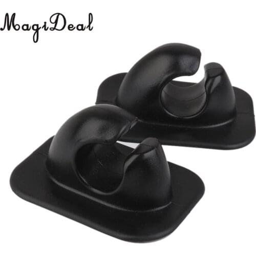 MagiDeal 2pcs Durable Oar Holder Patch Paddle Hook Clip For Inflatable Boat Dinghy Kayak Accessory