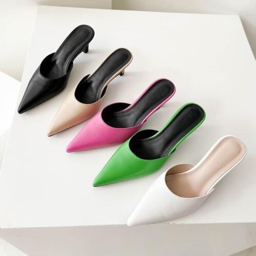 Shoes Low Thin Heels Rome Basic PU Rubber Synthetic Fabric Low Thin Heels Shoes Basic Rome Synthetic PU Rubber