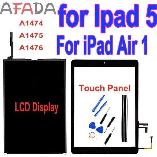 Afada iPad 5 LCD for 9.7" iPad Air 1 A1474 A1475 A1476 LCD Display Touch Screen Digitizer Replacement for iPad air iPad5 Display