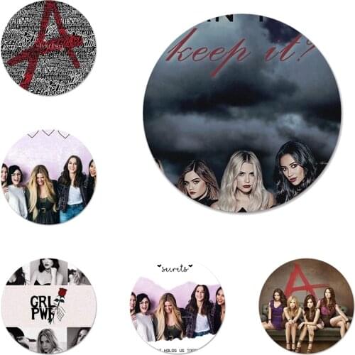 Pretty Little Liars Badge Brooch Pin Accessories For Clothes Backpack Decoration gift
