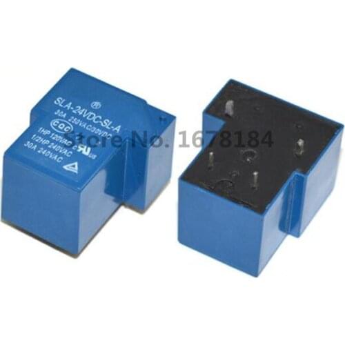 10pcs/lot SLA-24VDC-SL-A SLA-24VDC 24V 30A 4Pin T90 Power Relay