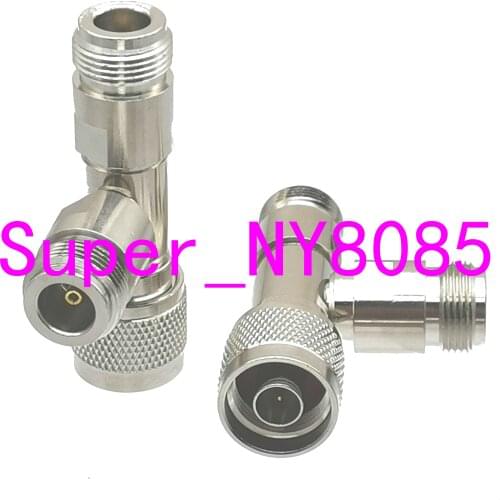 1pce N male plug to two N female jack triple T edge adapter connector 3 way
