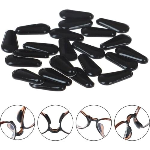 5/10 Pair WaterDrop Unisex Soft Silicone Nose Pad Adhesive Silicone Nose Pad Self Adhesive Eyeglass Anti-Slip Nose Pad