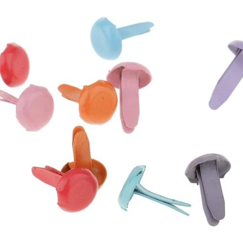 600x Colorful Split Pins Craft Beads Paper Fasteners Scrapbooking Accessory