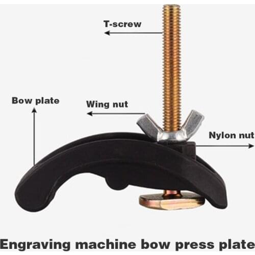 85mm engraving machine bow press plate CNC engraving machine parts