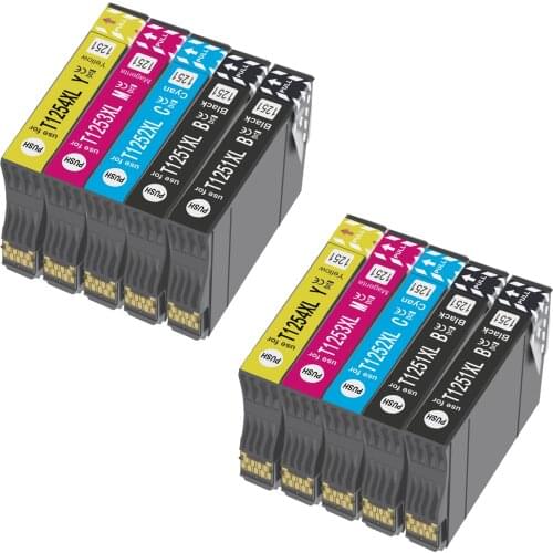 8PK T125 125XL compatible ink cartridge for Epson NX125 NX127 NX420 NX625