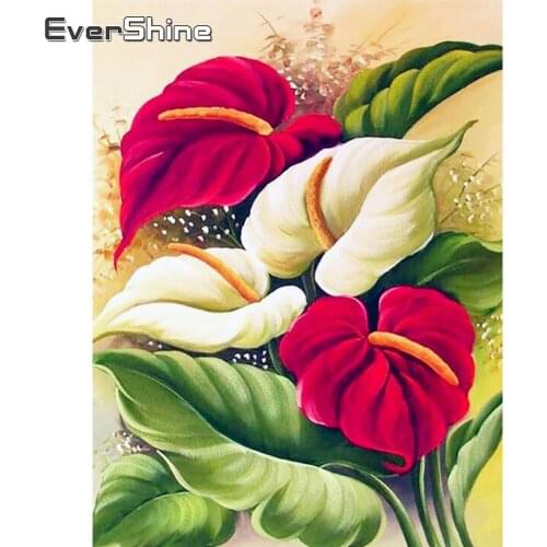 EverShine Diamond Embroidery Flowers Rhinestones Pictures Mosaic Art 5D DIY Diamond Painting New Arrival Cross Stitch Kits