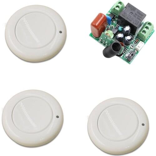 Wireless Remote Switch Wireless Light Switch RF Remote Controller 1CH Wireless Relay Mini Receiver Transmitter 315Mhz / 433Mhz
