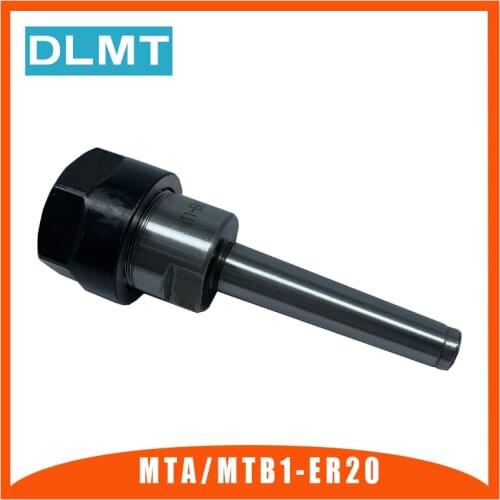 1pcs MTB1 ER20A M6 collet chuck handle Morse Taper Milling Chuck handle MTA1 ER20