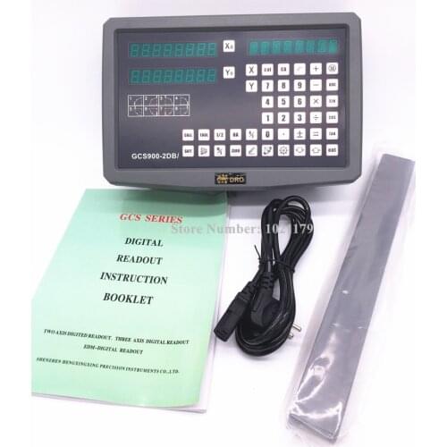 Free shipping HXX GCS900 2 axis DRO digital readout display for milling and lathe machine GCS900-2DB