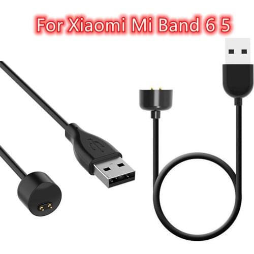 Charger Adapter Wire For Xiaomi Mi Band 6 5 Miband 6 Smart Wristband Bracelet Mi Band 5 Charging Cable Band6 5 USB Charger Cable