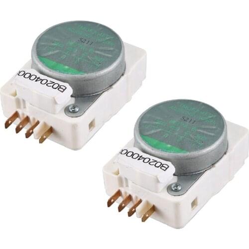 2Pcs Refrigeration Accessories for Refrigerator Defrost Timer TMDF704ED1 Defrosting Timer