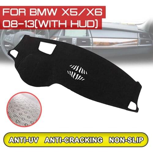 For BMW X5 X6 2008 2009 2010 2011 2012 2013 Car Dashboard Mat Anti-dirty Non-slip Dash Cover Mat UV Protection Shade Sticker