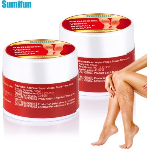 Sumifun 10g Varicose Veins Ointment Vasculitis Phlebitis Spider Leg Treatment Cream Varicosity Angiitis Removal Medical Plaster