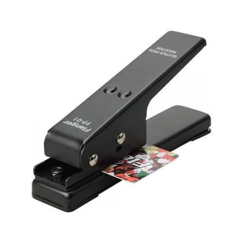 Professional Flanger FP-01 Creative Guitar pick trimmer Guitar Plectrum Punch Pick Maker Cutter DIY + Card + Sanding Paper Black