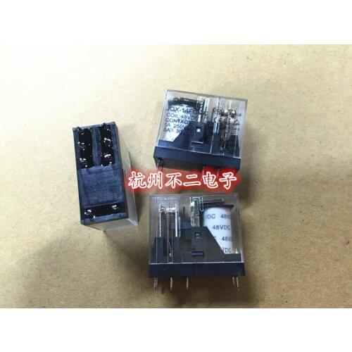 Relay JQX-14FC-2C 48VDC 8 feet 2 groups 5A 250V 14FD HRM1H 5.0mm