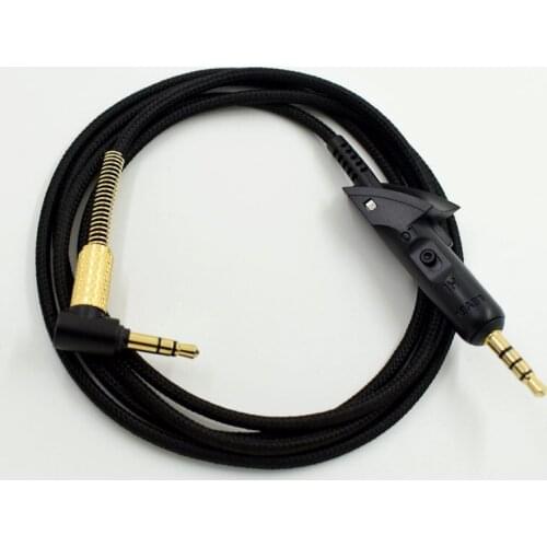 Replacement Audio Cable for BOSE QC15 Headphones Silver Plated Cord Wire Upgrade Braided Replacement Cable 23 AugT0