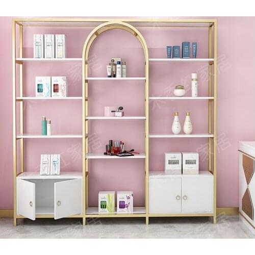 Cosmetics display shelf beauty salon product display cabinet cosmetics skin care shop storage shelf display shelf jewelry shelf