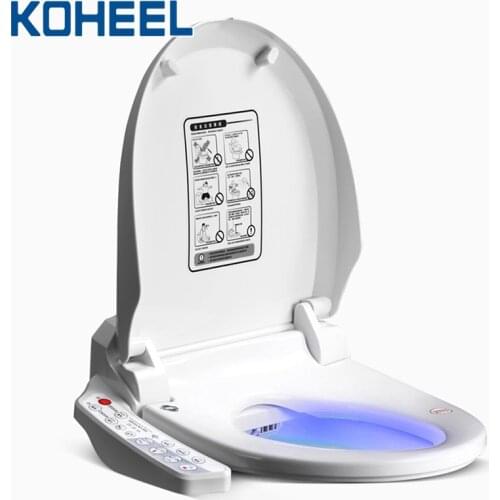 KOHEEL Intelligent Toilet Seat Electric Bidet Cover Intelligent Bidet Heat Clean Dry Massage Smart Toilet Seat